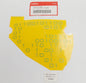 OEM HONDA 2000-02 NES125 MARK/STRIPE DECAL R. BODY COVER TYPE2 87138-KGF-760Z - MotoRaider