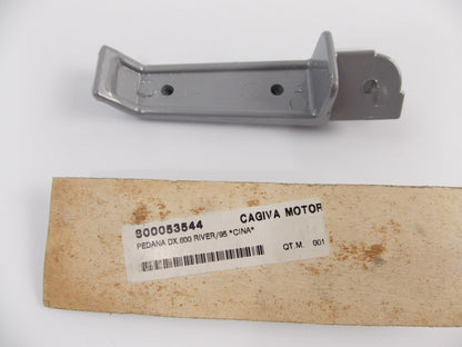 NOS OEM 1995 CAGIVA RIVER 600 RIGHT FOOTREST FRAME PEG CHASSIS STAND 800053544 - MotoRaider