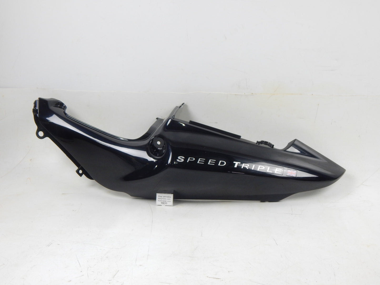 OEM 1994-2018 TRIUMPH SPEED TRIPLE SIDE PANEL LEFT BLACK T2304793-PG T2304793PG - MotoRaider