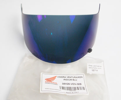 OEM HONDA 08H26-VEN-IMB HELMET VENTURA/KEN SHIELD BLUE IRIDIUM VISOR MOTORCYCLE - MotoRaider