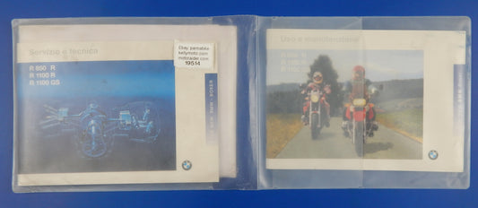 OEM BMW R850R USER MAINTENANCE OWNER USER MANUAL 01449799314 + SERVICE LOGBOOK - MotoRaider