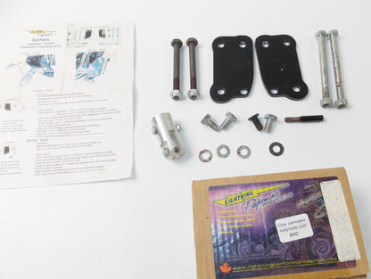 NOS LIGHTING PERFORMANCE PRODUCTS FORWARD CONTROL BRACKET PLATES KIT HONDA SS750 - MotoRaider