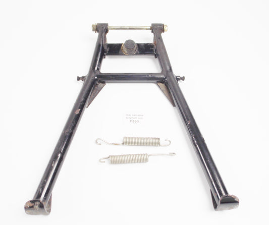 '86 CAGIVA 125 ELEFANTRE FRAME CHASSIS KICK CENTER STAND+SPRING+BOLT+RUBBER STOP - MotoRaider