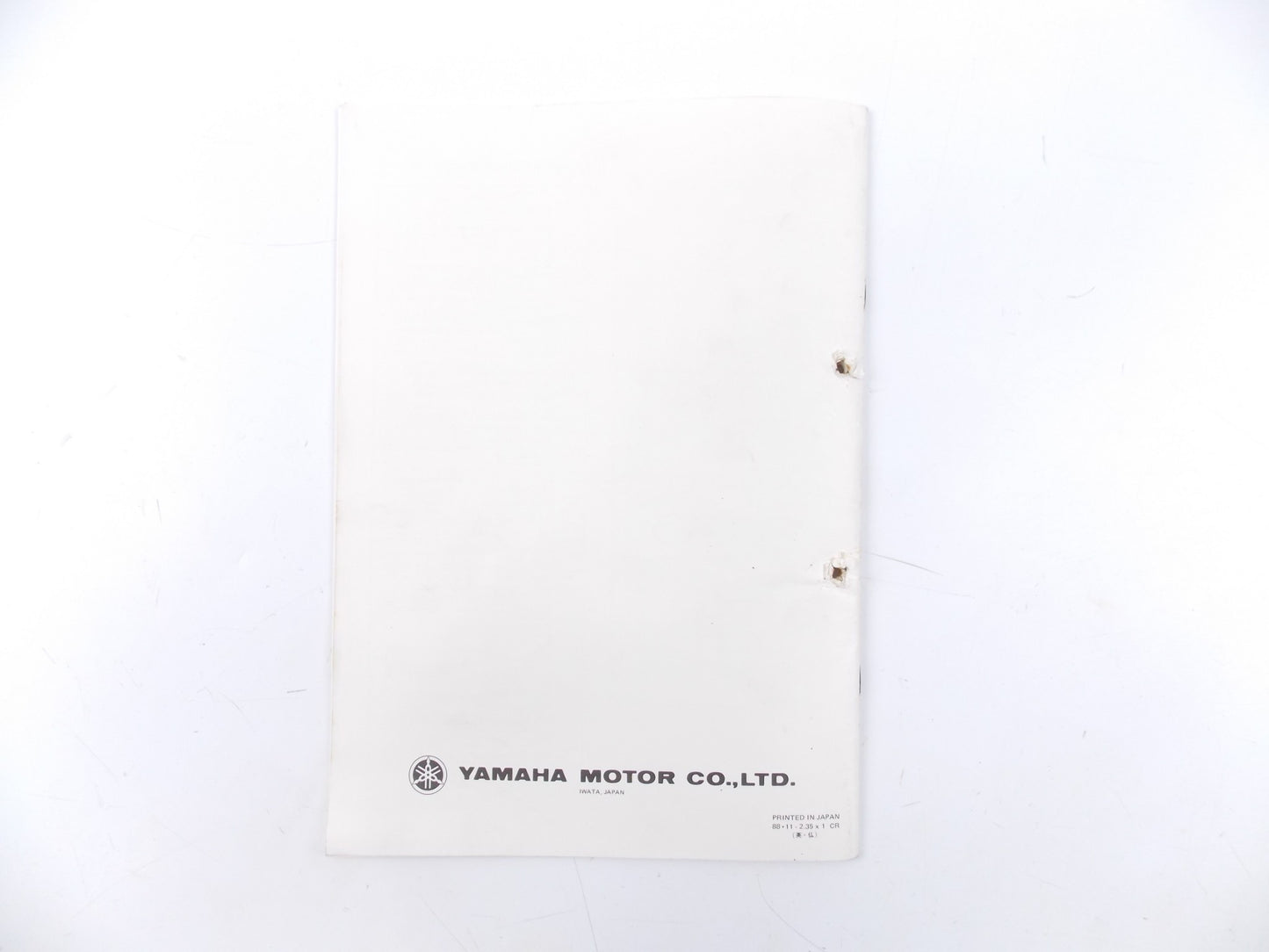 YAMAHA XVZ13TD ASSEMBLY MANUAL BOOK ENGLISH/ITALIAN 3JS-28107-70 - MotoRaider