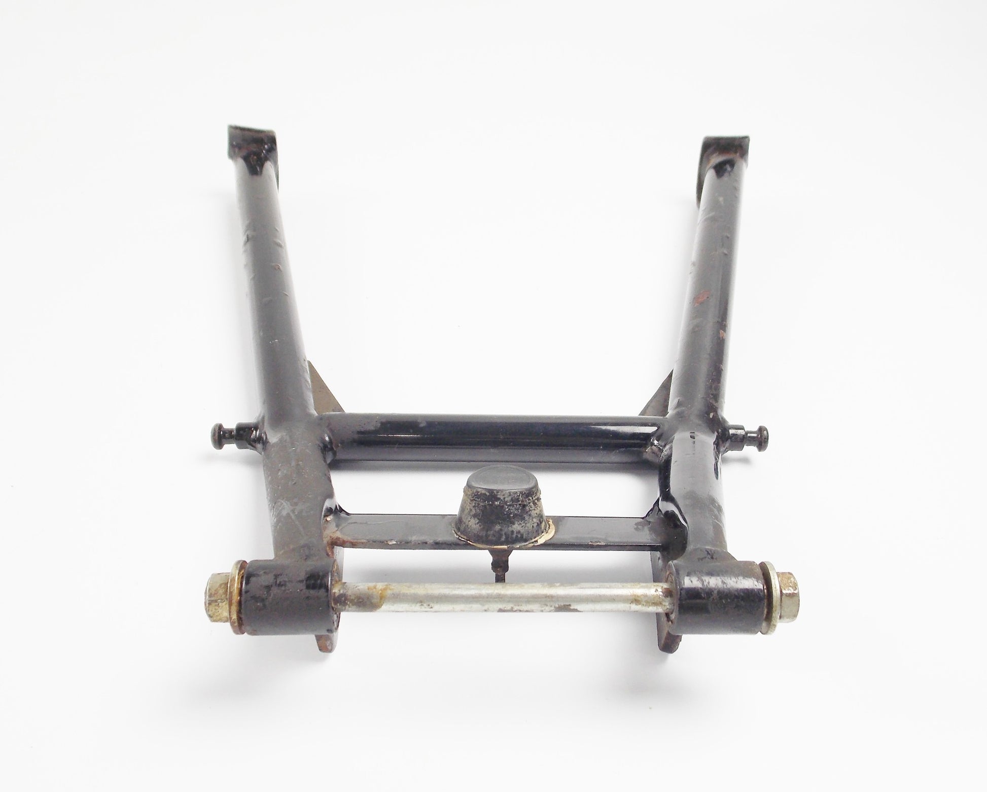 '86 CAGIVA 125 ELEFANTRE FRAME CHASSIS KICK CENTER STAND+SPRING+BOLT+RUBBER STOP - MotoRaider