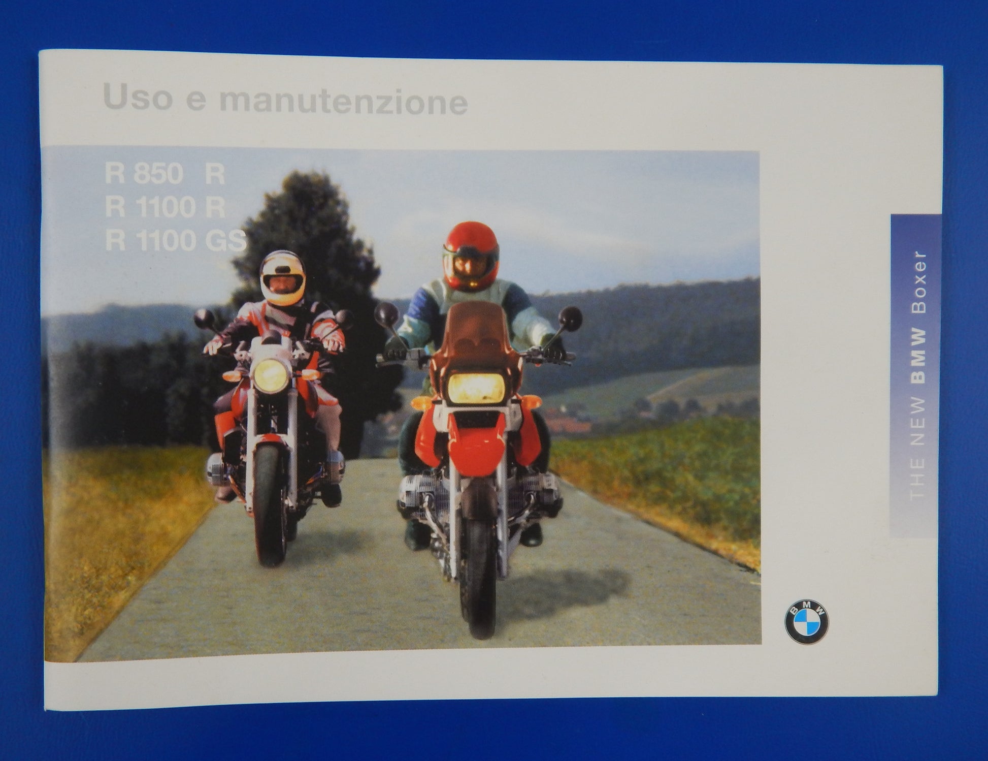 OEM BMW R850R USER MAINTENANCE OWNER USER MANUAL 01449799314 + SERVICE LOGBOOK - MotoRaider