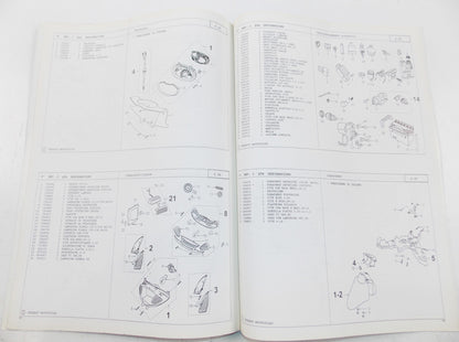 04/1999 PEUGEOT SCOOTER ELYSEO 125 PARTS CATALOG MANUAL BOOK ITALIAN - MotoRaider