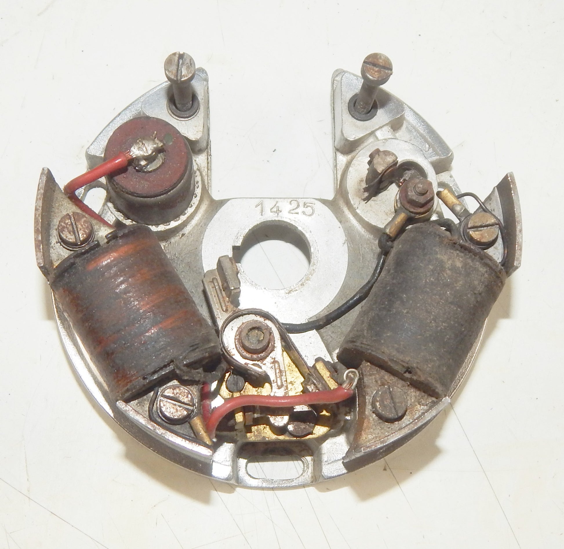 1425 MAVS-25-6-140.F.0102 IGNITION POINT FLYWHEEL STATOR MOTORCYCLE VINTAG ITALY - MotoRaider