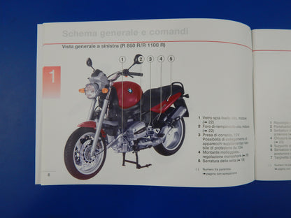 OEM BMW R850R USER MAINTENANCE OWNER USER MANUAL 01449799314 + SERVICE LOGBOOK - MotoRaider