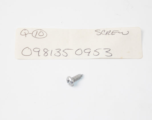 NOS OEM 1995 KTM 250 / 300 HEAD LIGTH SCREW 3.5x9.5 0981350953 | 0981 350953 - MotoRaider