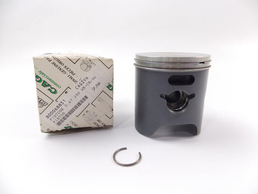 NOS OEM 1996 CAGIVA HUSQVARNA WR CR 250 D=67 PISTON RINGS PIN CLIP 8000688313 - MotoRaider