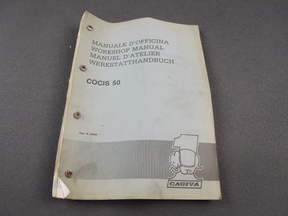 NOS OEM CAGIVA COCIS 50 WORKSHOP MANUAL SHOP BOOK 58352 - MotoRaider