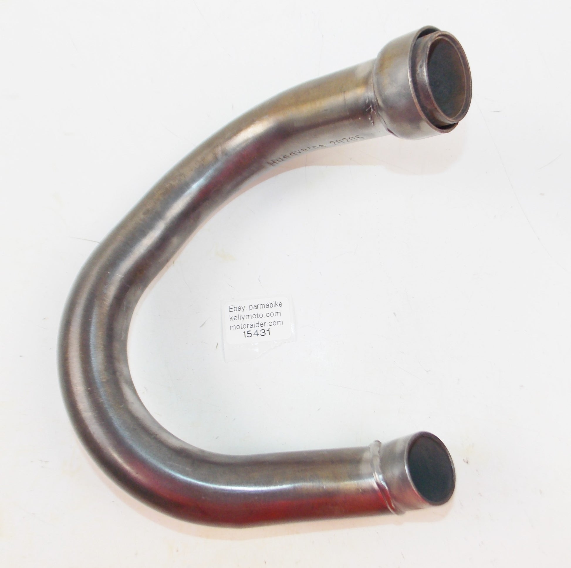 HUSQVARNA 1980's VINTAGE 4 STROKE EXHAUST HEADER PIPE ID=21 mm OD=38 mm 20205 - MotoRaider