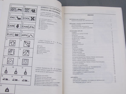 YAMAHA 1986-1987 FZ600 SERVICE INFORMATION MANUAL ITALIAN # 2HW-SI1 - MotoRaider