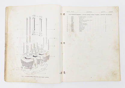 1969 TRIUMPH TRIDENT 750cc/T150 REPLACEMENT PART CATALOG BOOK MANUAL 2ND EDITION - MotoRaider