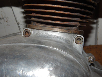 1959 GILERA GIUBILEO 98 ENGINE MOTOR 001-31705 BORE 51.60 CYLINDER VINTAGE ITALY - MotoRaider