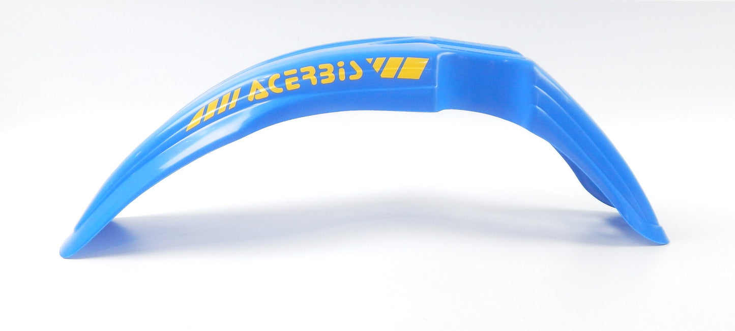 ACERBIS BAJA 80-14 MUD GUARD FRONT FENDER BLUE PLASTIC HUSQVARNA CAGIVA VINTAGE - MotoRaider