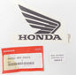 OEM 2004-2006 HONDA CBF600 FUEL TANK TYPE 1 EMBLEM DECAL STICKER 64222-MER-D00ZA - MotoRaider