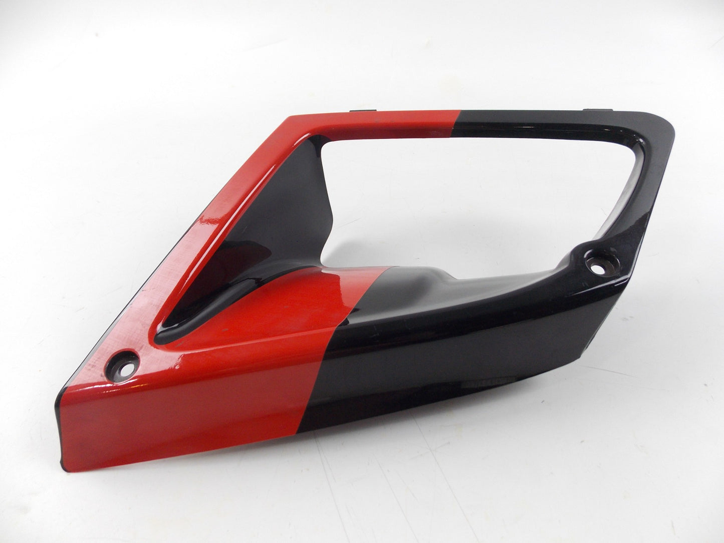 NOS HONDA 1994 CBR 600 LEFT LOWER FAIRING PANEL COVER BLACK RED 64355-MV9A-000 - MotoRaider