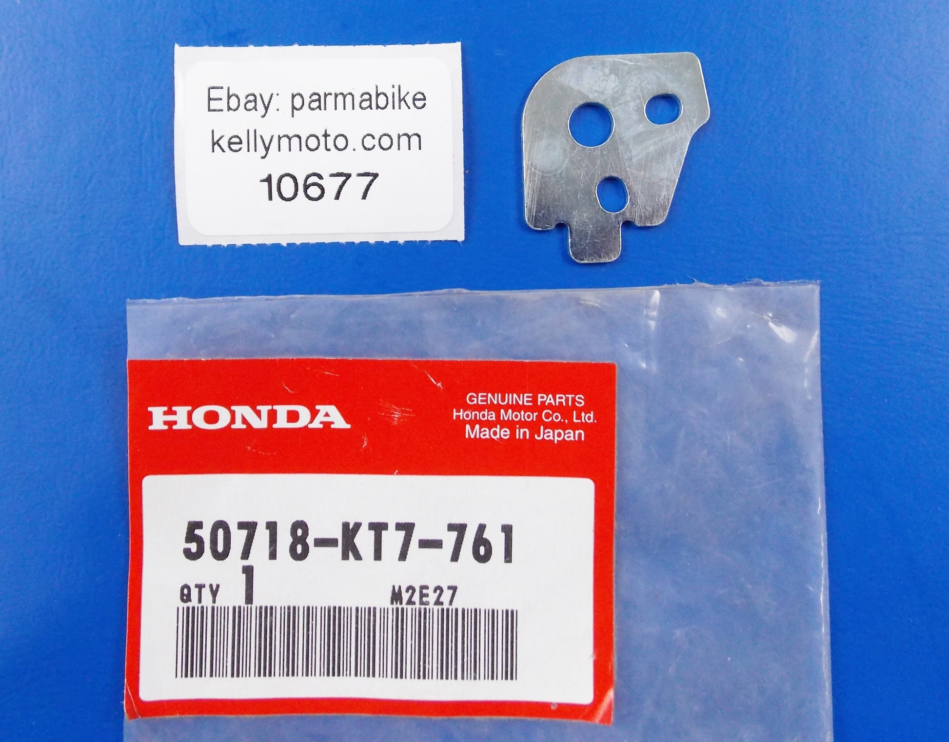 OEM HONDA RVT1000 CBR900 CBR600 CBR1100 PLATE PILLION STEP CLICK 50718-KT7-761 - MotoRaider