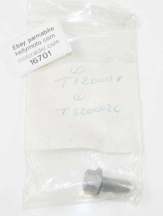 TRIUMPH HEX FLANGED BOLT M8 20, S/S T3200026 - MotoRaider