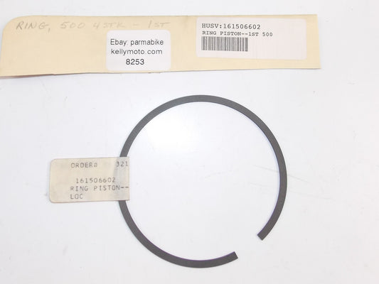 NOS OEM 1986 HUSQVARNA TC 500 PISTON RING 4-STROKE 1ST OVER CYLINDER 161506602 - MotoRaider