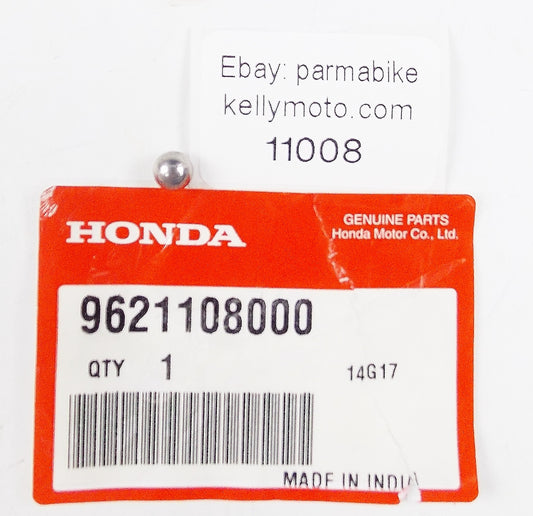 OEM HONDA 1983-1985 ATC200 1981-1987 ATC250 BALL STEEL #8 (1/4) 9621108000 - MotoRaider