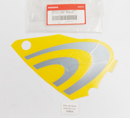 OEM HONDA 2005/06 NES125 MARK A. DECAL SIDE L. BODY COVER TYPE5 87137-KGF-D60ZA - MotoRaider