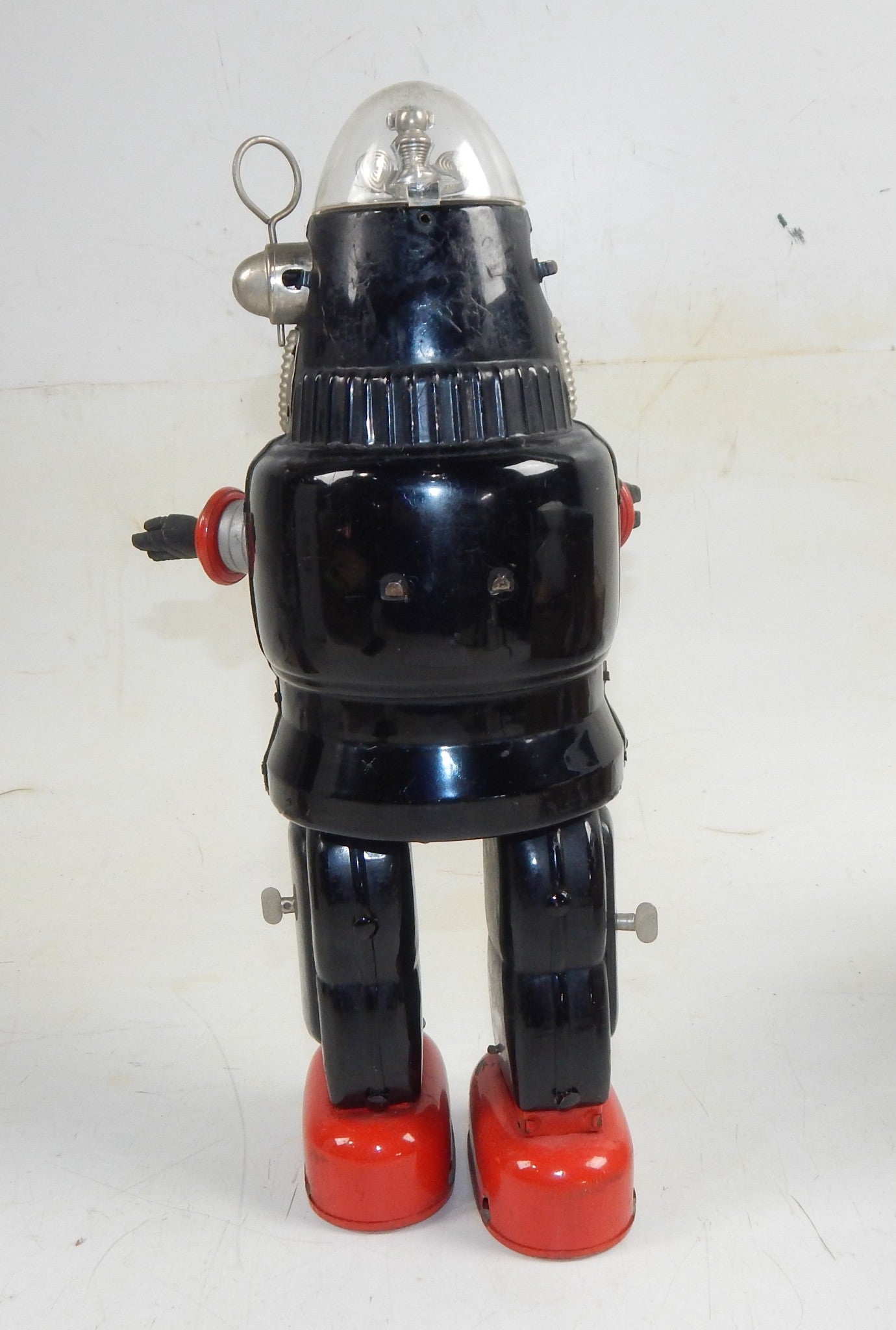 1950's ROBIE ROBOT NOMURA JAPAN FORBIDDEN PALNET VINTAGE BATTERY TIN TOY H=330mm - MotoRaider