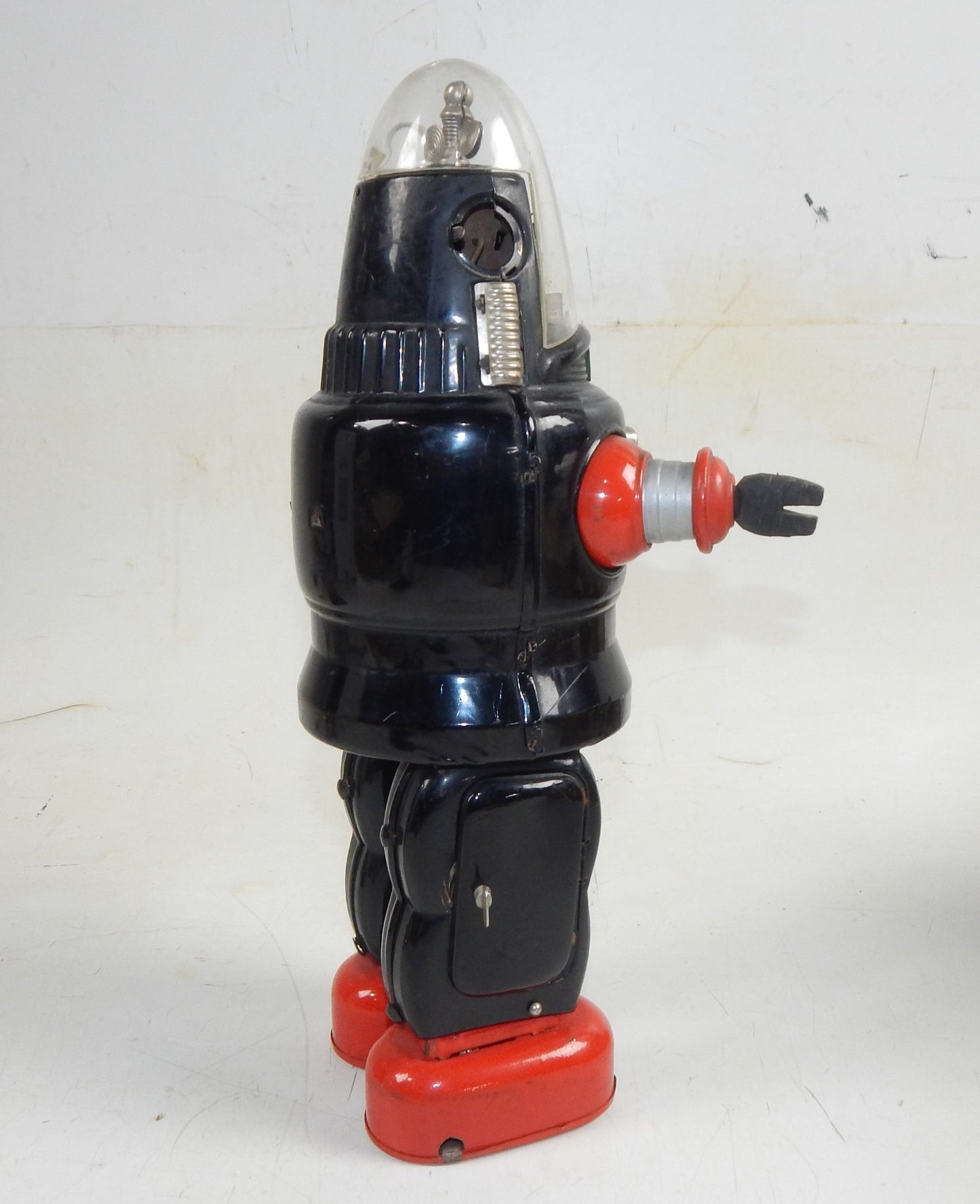 1950's ROBIE ROBOT NOMURA JAPAN FORBIDDEN PALNET VINTAGE BATTERY TIN TOY H=330mm - MotoRaider