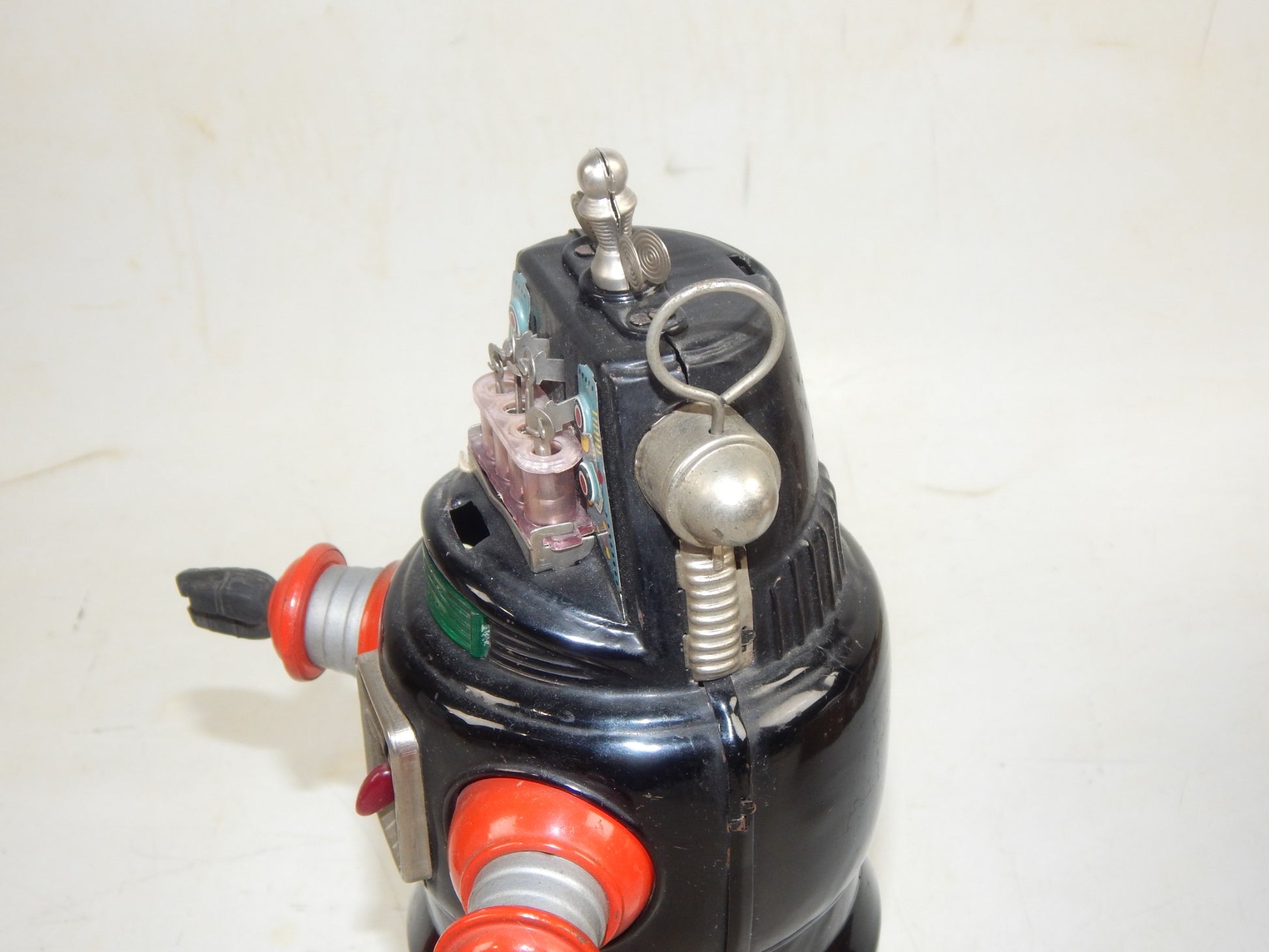 1950's ROBIE ROBOT NOMURA JAPAN FORBIDDEN PALNET VINTAGE BATTERY TIN TOY H=330mm - MotoRaider