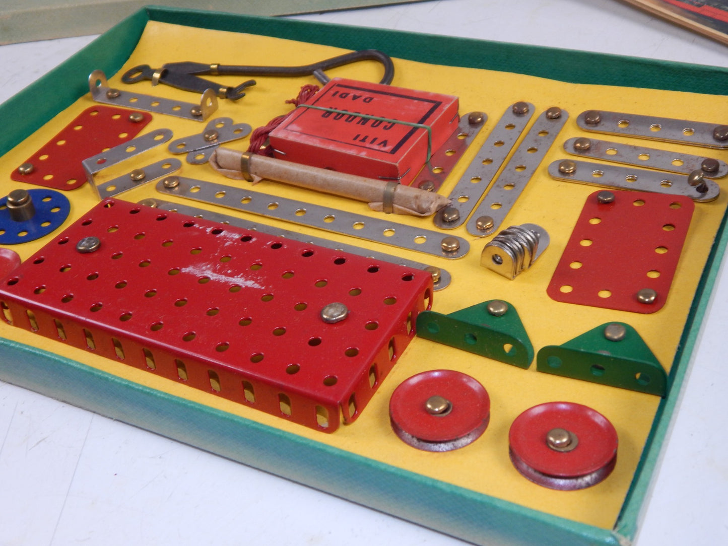 1950's CONDOR COSTRUZIONI MECCCANICHE MECCANO TOY BOX ITALY  VINTAGE SCATOLA 2 - MotoRaider