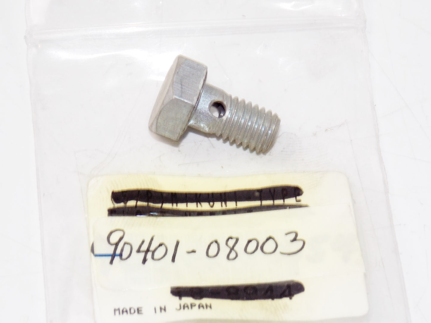 NOS YAMAHA 1964-1966 YA6 YA6B FUEL TANK BOLT UNION 90401-08003 - MotoRaider