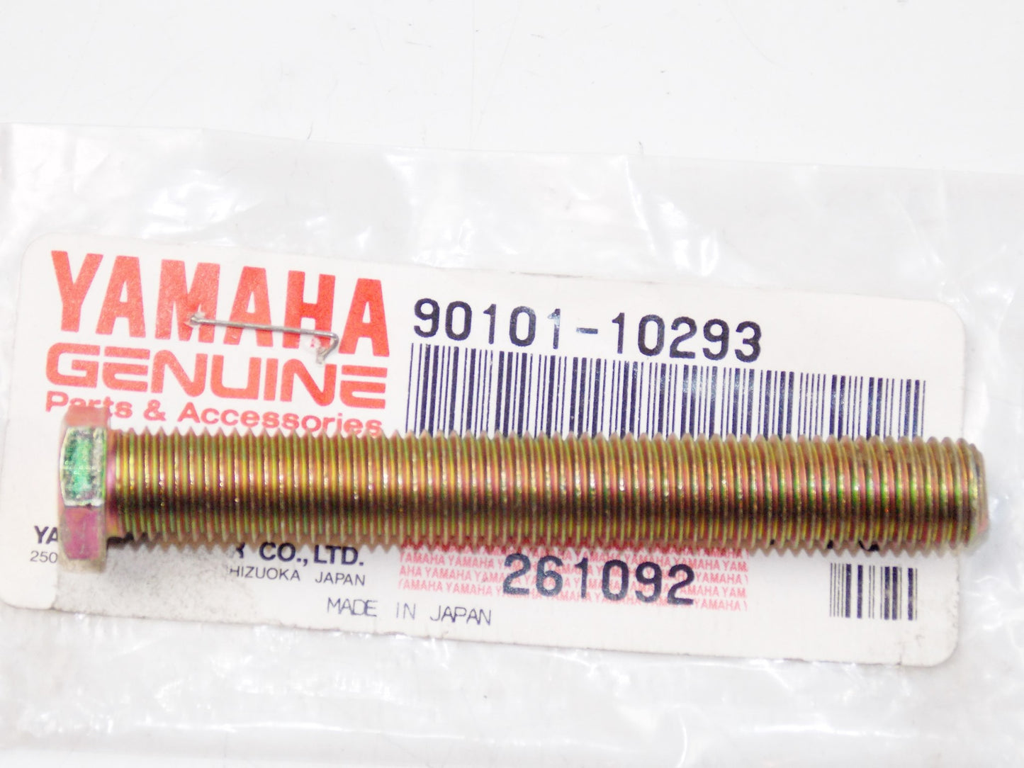 NOS YAMAHA 1967-1996 EX340 GP440 ENTICER GP440 TRACK SUSPENSIONBOLT 90101-10293 - MotoRaider