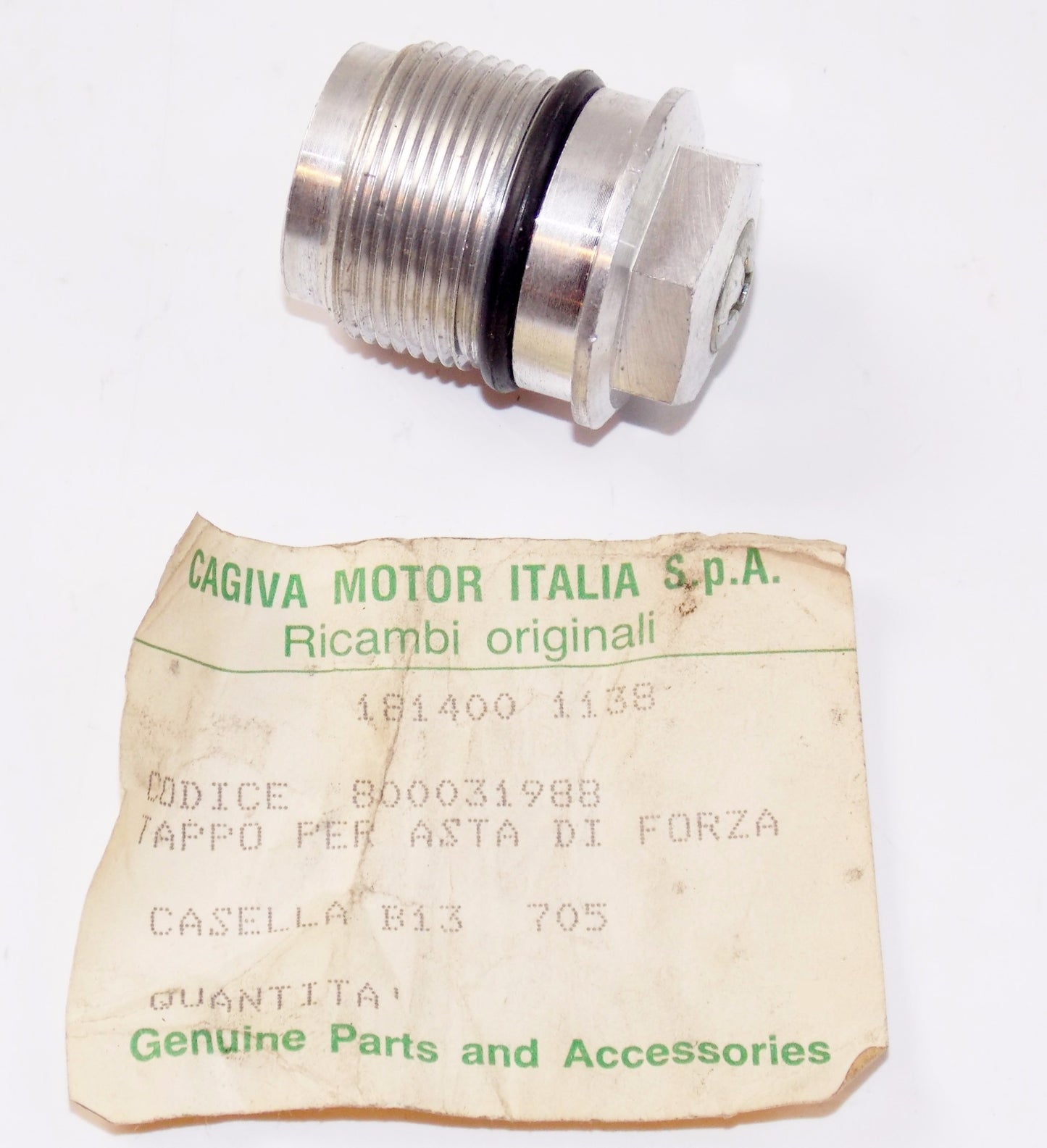 NOS OEM CAGIVA SST 125 19 FORCE CAP COMPLETE 800031988 - MotoRaider