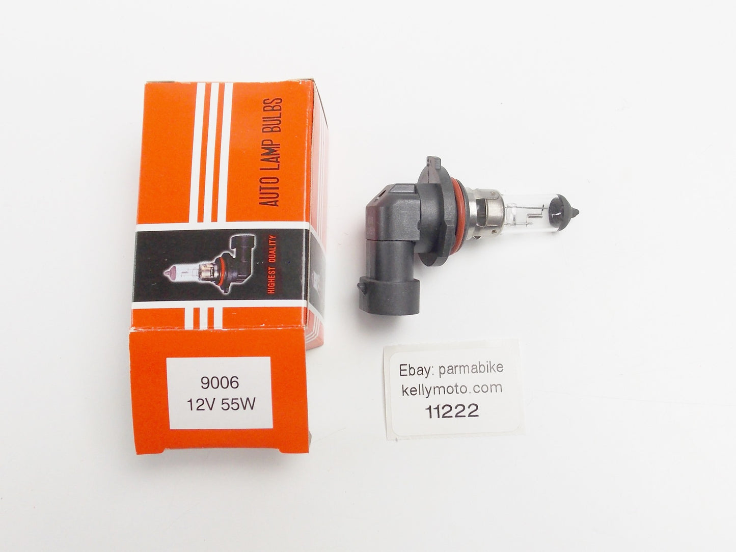 HIGHEST QUALITY 9006 AUTO LAMP HEADLIGHT BULB 12V 55W HB4 SINGLE CONTACT - MotoRaider