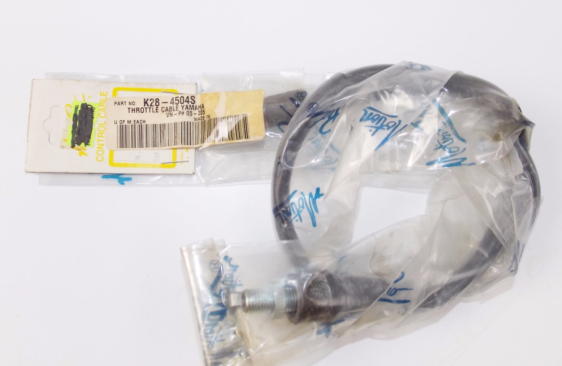 NOS MOTION PRO THROTTLE CABLE YAMAHA VINTAGE 05-205 | K28-4504S - MotoRaider