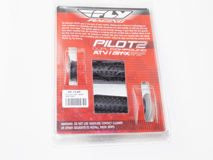 FLY RACING PILOT2 DUAL COMPOUND BLACK/GRAY ATV/MBX GRIP HONDA CR125/250 CRF250 - MotoRaider