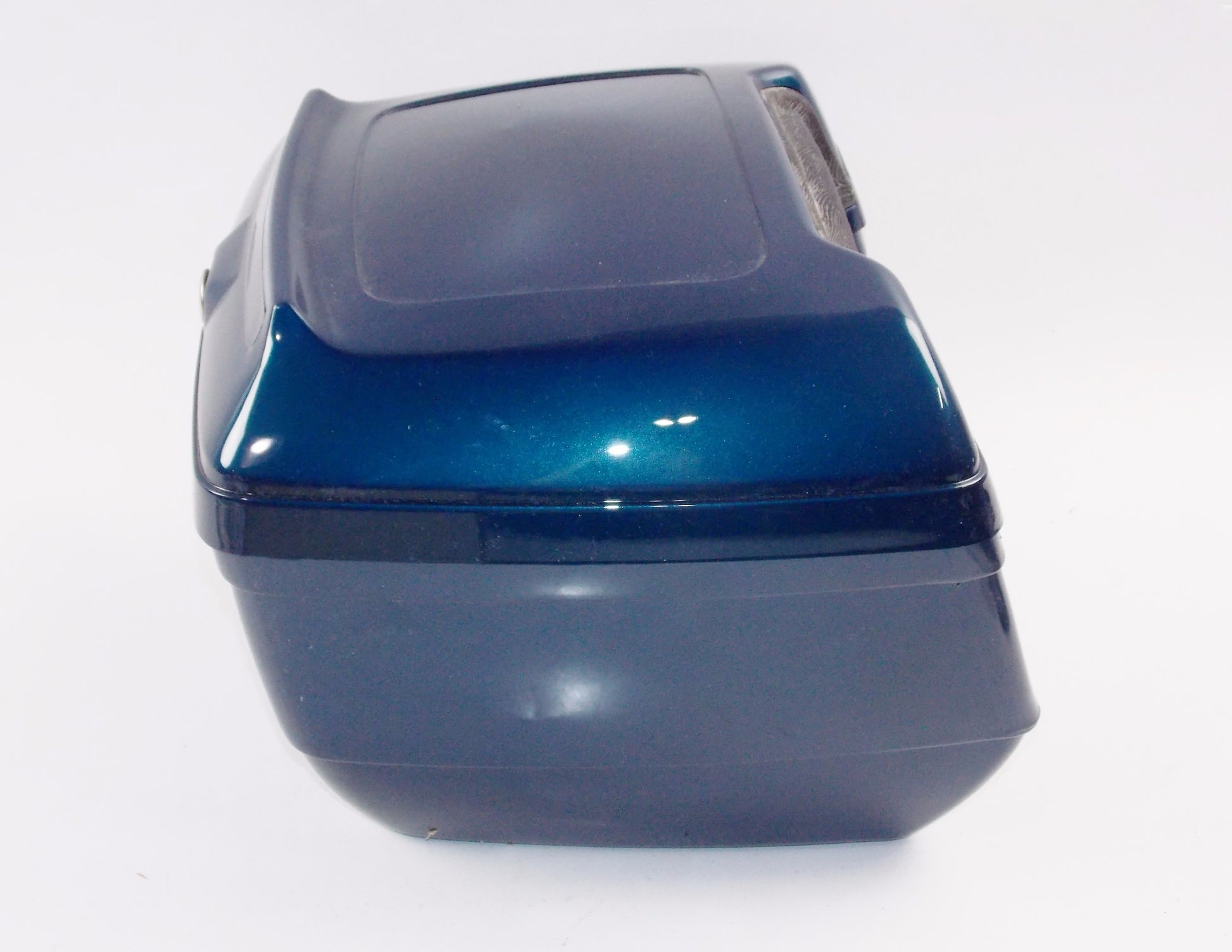 APRILIA AMICO LX REAR SUITCASE + MOUNTING PLATE HOLDER LUGGAGE BLUE 13.5x13.5x10 - MotoRaider