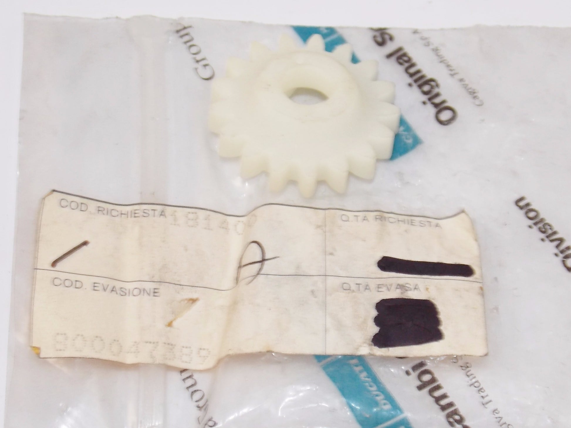 NOS OEM CAGIVA 1988 FRECCIA 125 C 10R HUSQVARNA DUCATI MORINI GEAR 800047389 - MotoRaider