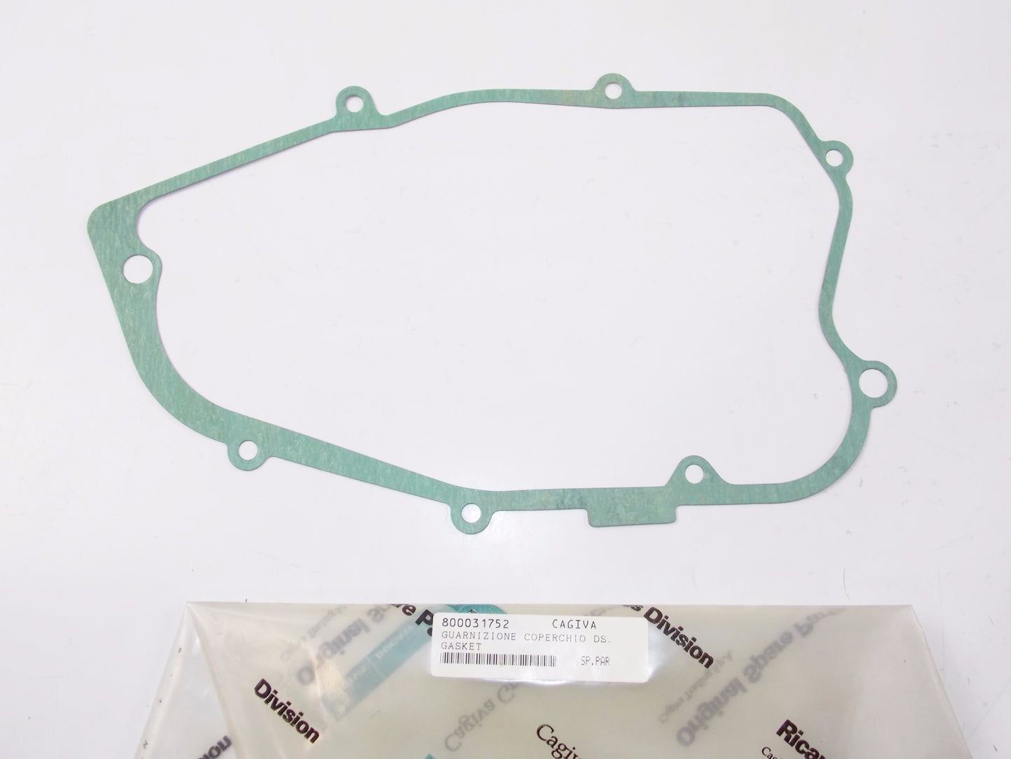 NOS OEM CAGIVA 1987 ALETTA ORO 125-S2 RH ENGINE COVER GASKET 800031752 - MotoRaider