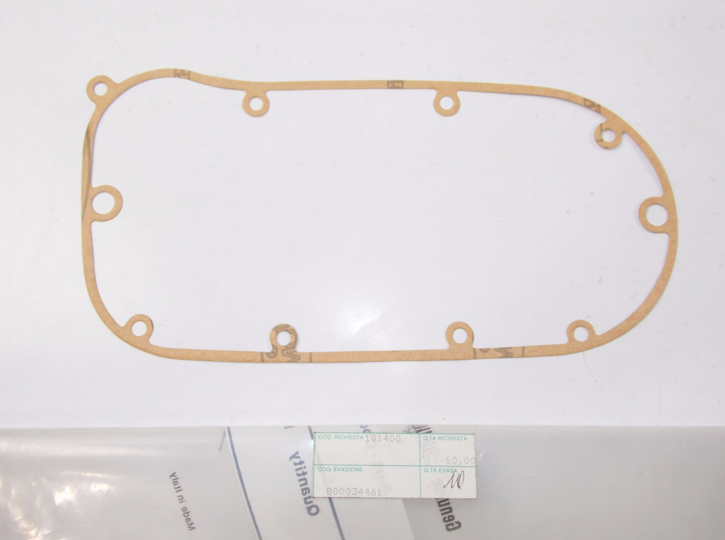 NOS OEM CAGIVA 1984 ALETTA ELECTRA RH ENGINE COVER GASKET 800034461 - MotoRaider