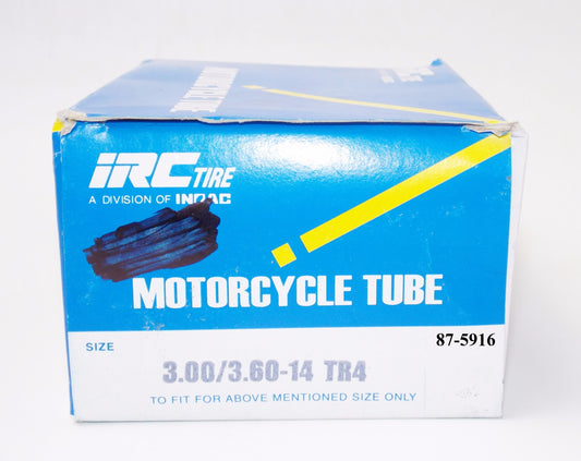 NOS MOTORCYCLES INNER TUBE 3.00/3.60-14 TR4 YAMAHA HONDA KAWASAKI HARLEY 87-5916 - MotoRaider