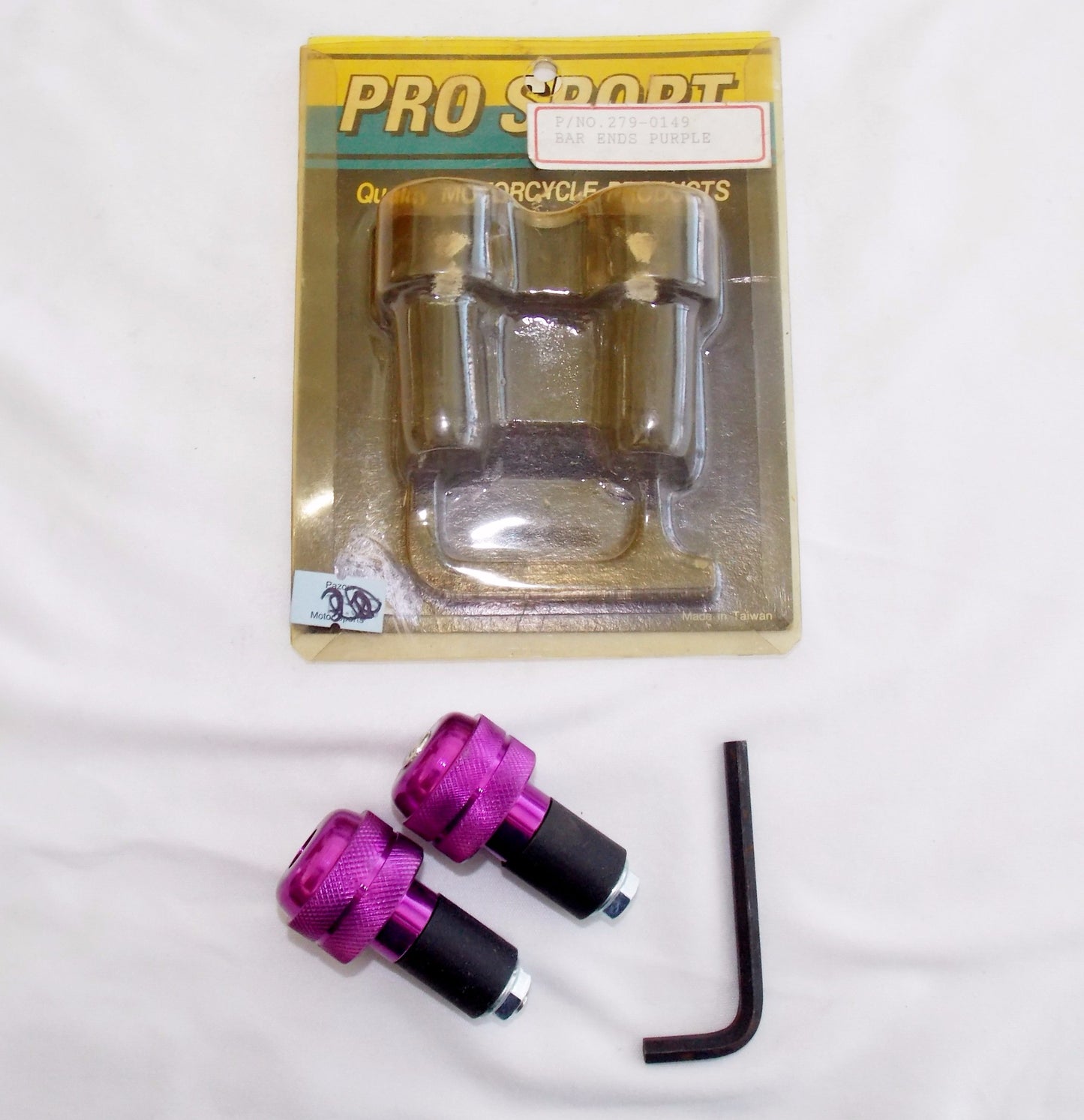 PRO SPORT HANDLEBAR PURPLE ENDS ANTI-VIBRATION SET W/TOOL (L) 279-0149 - MotoRaider