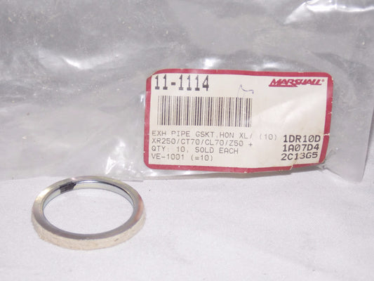 EXHAUST PIPE GASKET HONDA XL/XR250 CT/CL70 Z50 VE-1001 | 11-1114 - MotoRaider