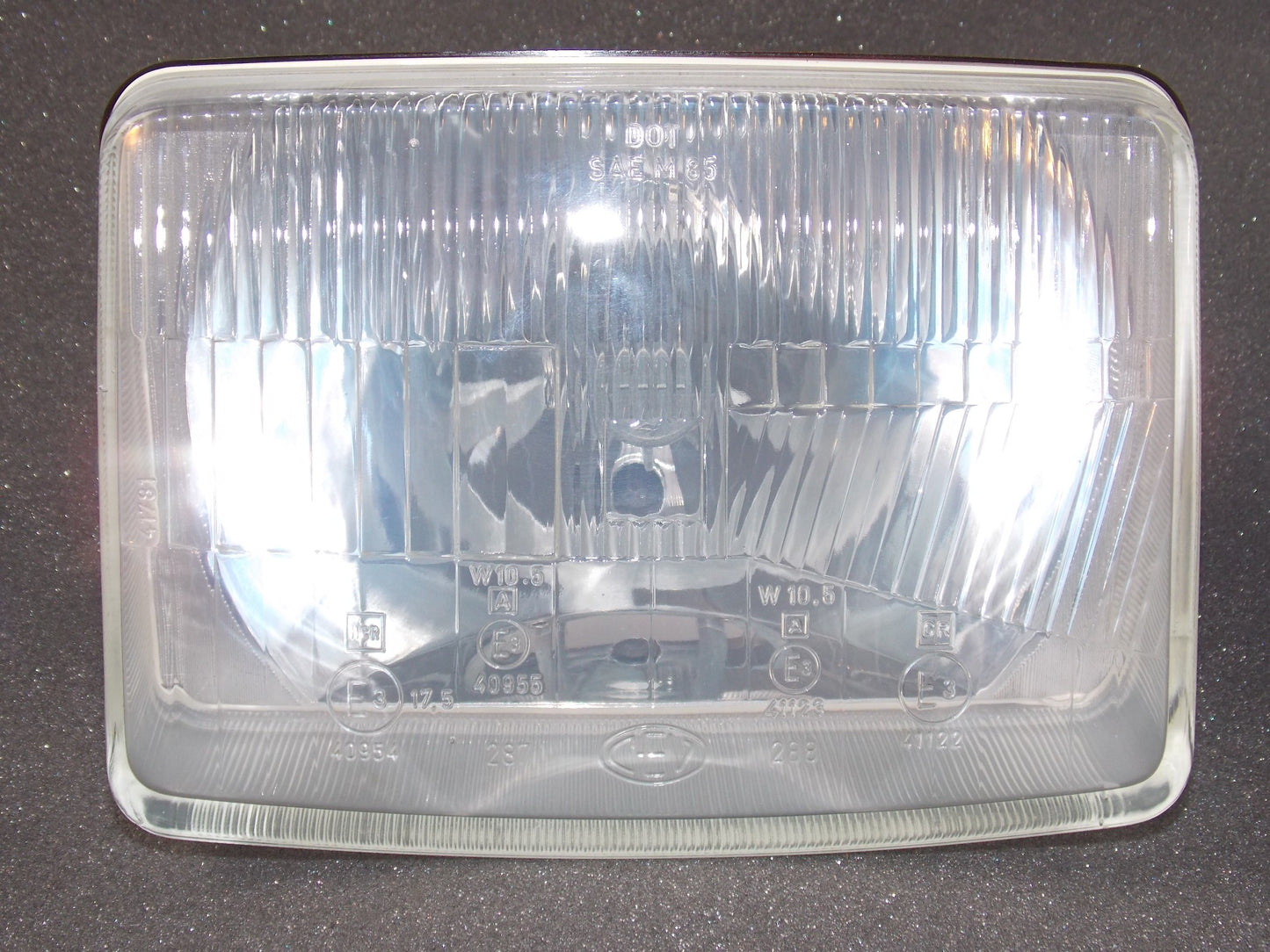 NOS CEV 287/288 HEADLIGHT 7.5" x 5" CAGIVA 1987 ELEFANT 650 OE 800046344 - MotoRaider