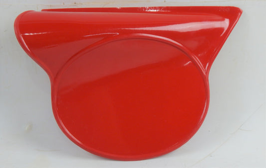 1971-76 KTM PENTON MC 125-175-250-360 FRAME FIBERGLASS RH SIDE PANEL PLATE RED - MotoRaider