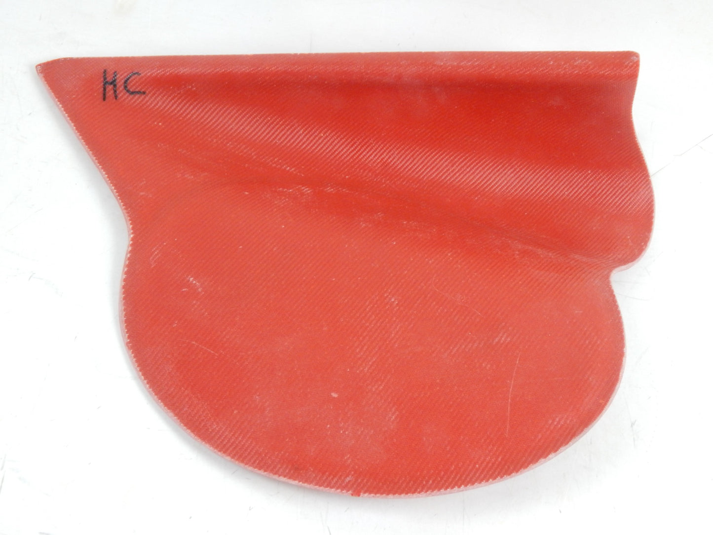 1971-76 KTM PENTON MC 125-175-250-360 FRAME FIBERGLASS RH SIDE PANEL PLATE RED - MotoRaider