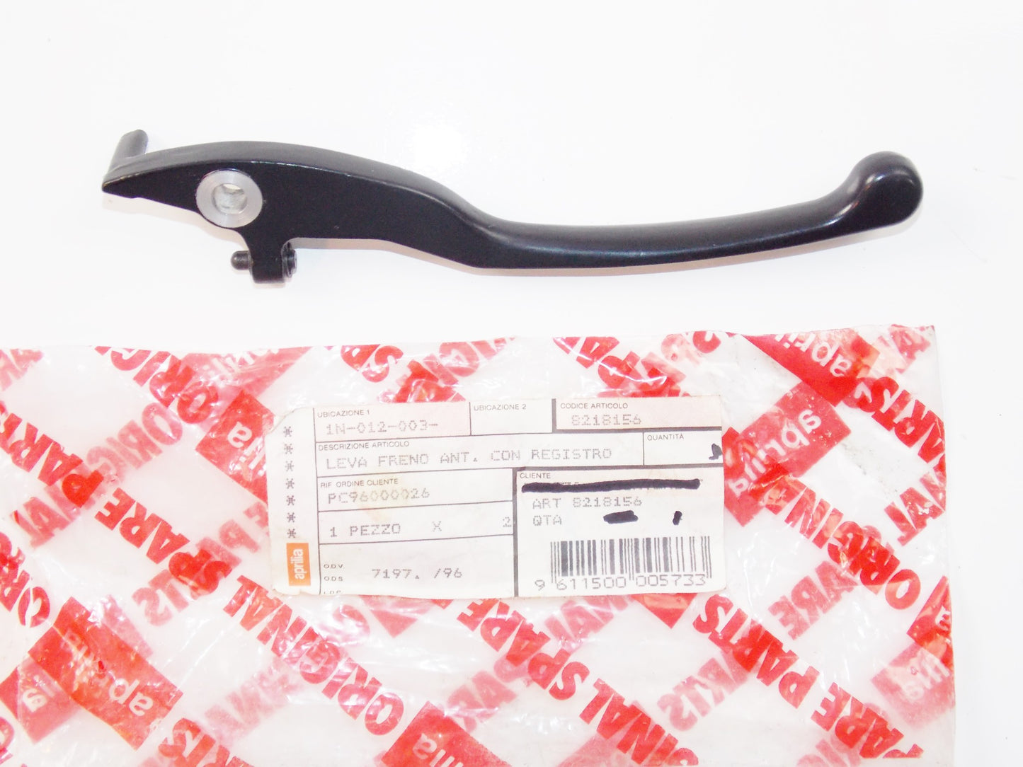 OEM APRILIA 92-04 AMICO LX-SPORT-CAT 50 DASHBOARD SR50 AIR/H2O LEVER AP8218156 - MotoRaider