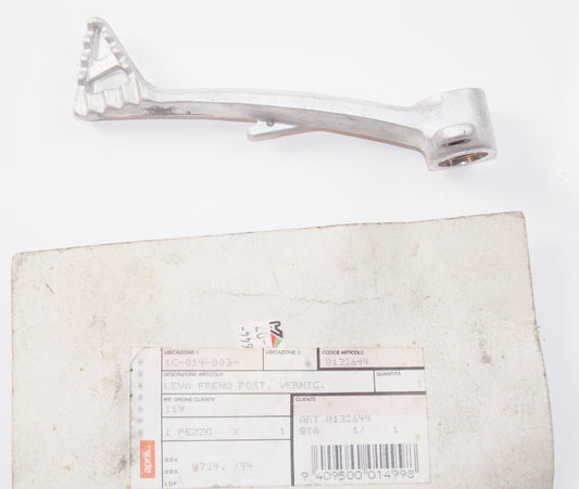 NOS OEM APRILIA 89-90 PEGASO 125 REAR BRAKE LEVER PEDAL AP8132644 - MotoRaider